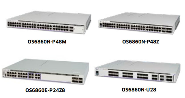 OmniSwitch 6860 智能(néng)虛拟機(jī)箱路(lù)由交換機(jī),  移動園區(qū)網、物(wù)聯網和(hé)網絡分(fēn)析